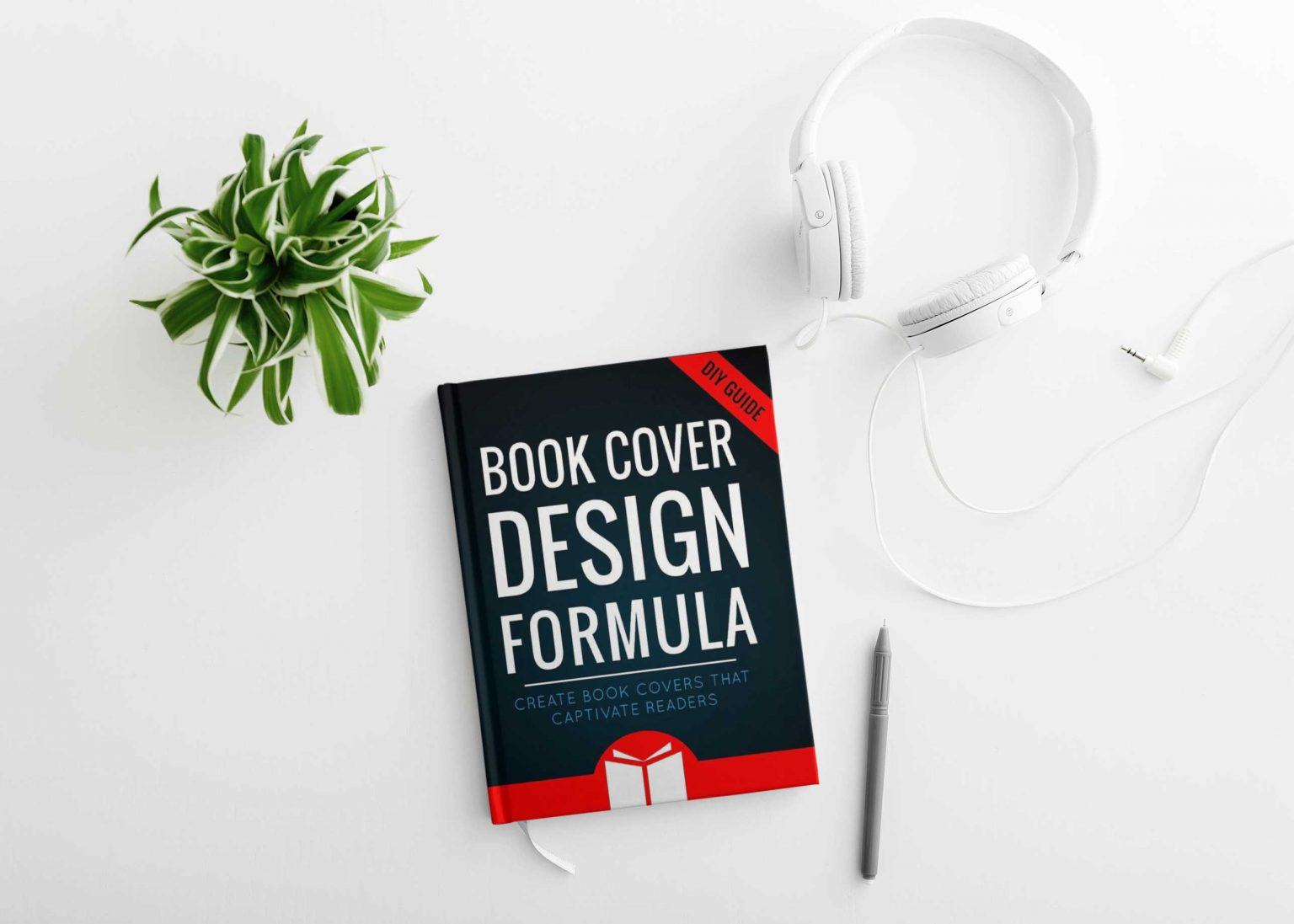 PSD图书封面模拟图(PSD Book Cover Mockup)插图