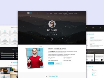 Personal Portfolio Landing Page Template