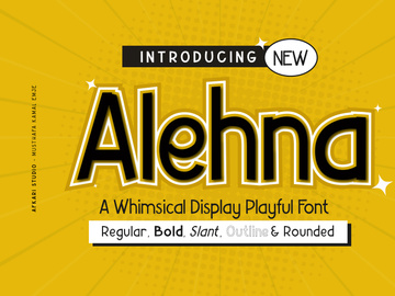Alehna Displya Playful Font