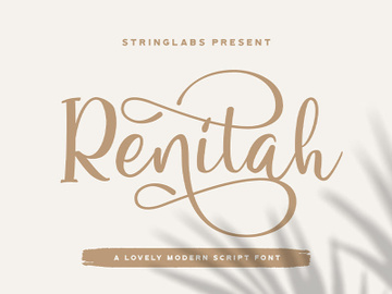 Renitah - Lovely Script Font