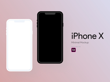 iPhone X Minimal Mockup