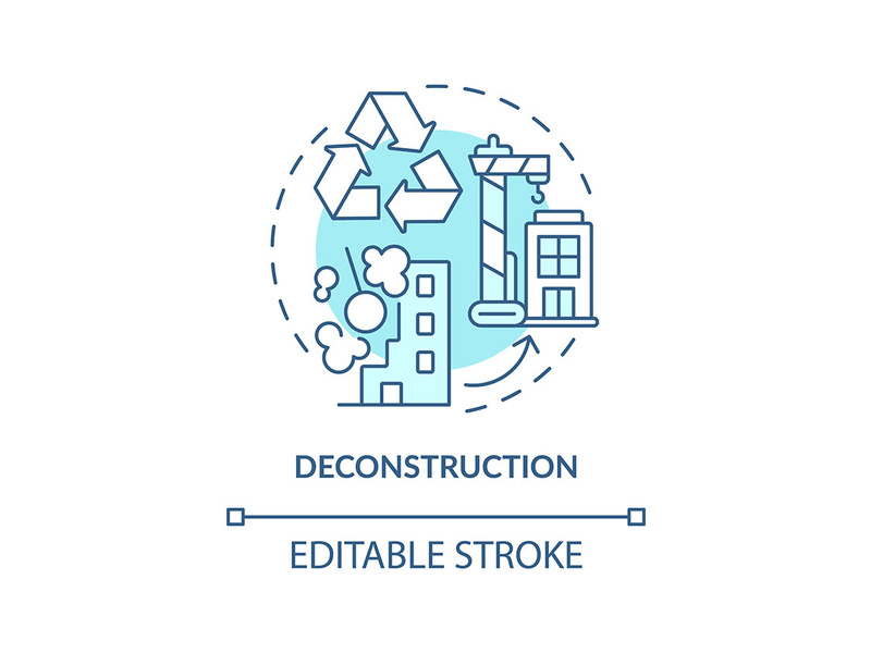 Deconstruction Turquoise Concept Icon By Bsd Studio EpicPxls