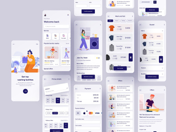 Laundromat Mobile Application Design