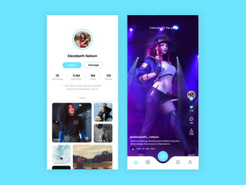 Mx TakaTak redesign UI Kit