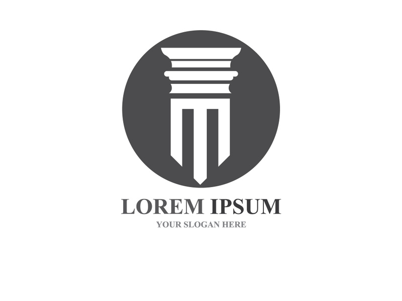 column Logo and symbol Template by Upgraphic ~ EpicPxls