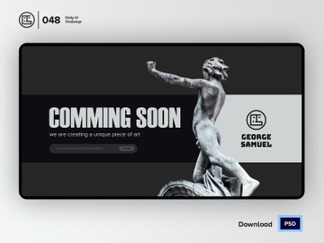 Coming Soon | Daily UI challenge - 048/100