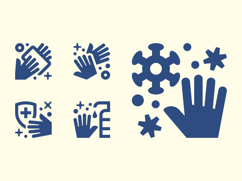 Hand Washing Icons