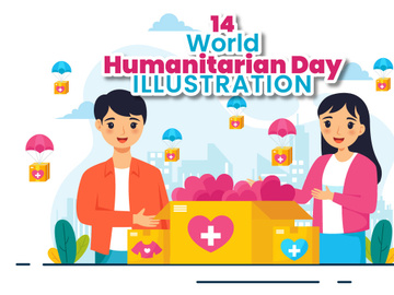 14 World Humanitarian Day Illustration