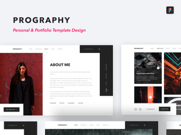 Prography personal portfolio web design