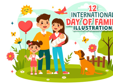 12 International Day of Family Illustration