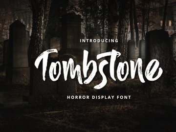 Tombstone - Horror Display Font
