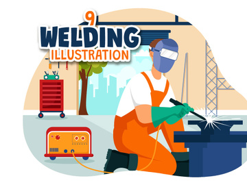 9 Welding Service Illustration