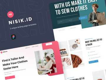Nisik - Fashion & Taylor Landing Page