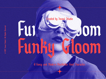 Funky Gloom - Fancy Blackletter
