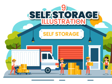 9 Self Storage Illustration