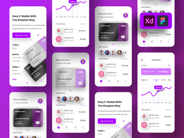 Wallet Mobile App UI Kits