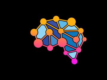 Modern and simple logo design for a brain, Brain logo icon sign symbol.