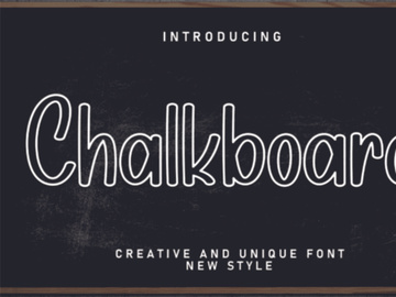 Chalkboard Font
