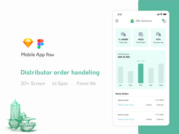mobile app for distributors donation order handling