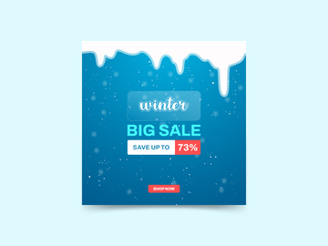 Winter Offer Social Media Post Design