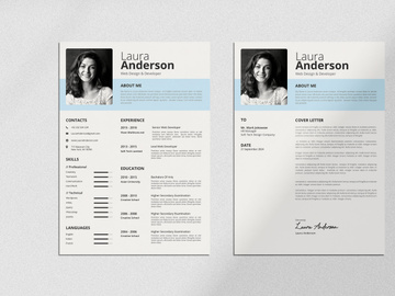 CV Resume & Cover Letter Template