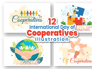 12 International Day of Cooperatives Illustration