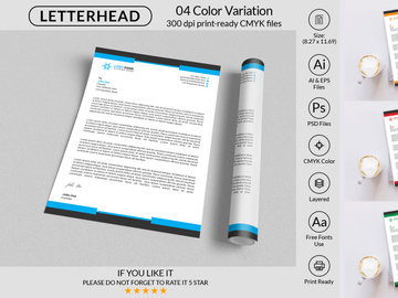 Minimal Letterhead Design Template