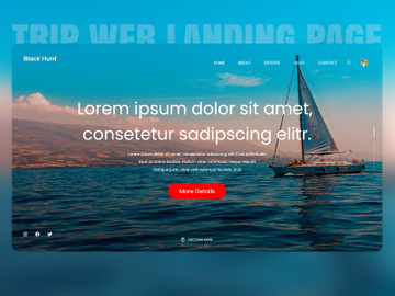 Trip Web Landing Page