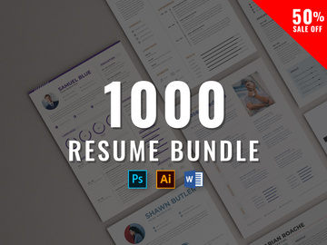 1000 Word Resume Bundle Template