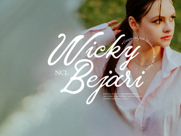 NCL WICKY BEJARI - Unique Script Font
