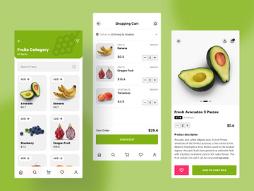 Grocery Delivery App UI Kit