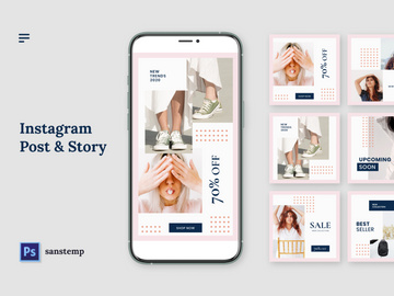 Minimalist Instagram Post & Story