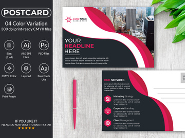 Postcard Design Template