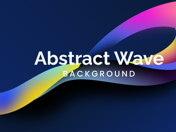 Colorful Gradient Background Wave
