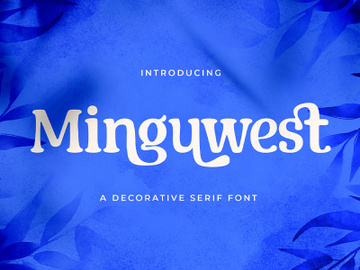 Minguest - Decorative Serif Font