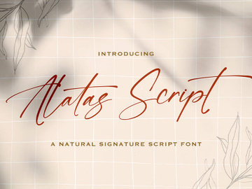 Alatas Script - Signature Script Font