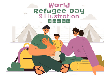 9 World Refugee Day Illustration