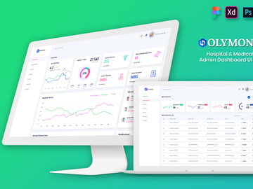 Holymont - Medical Admin Dashboard UI Kit