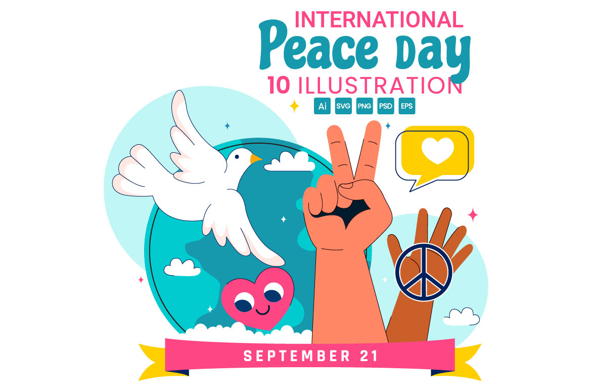10 Ilustraciones del Día Internacional de la Paz