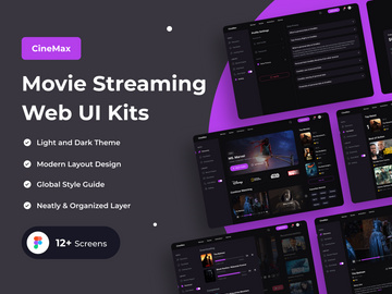 CineMax - Movie Streaming Web UI Kits