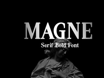 MAGNE - BOLD SERIF FONT
