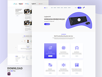 Tech Product Home Page [Free Download]