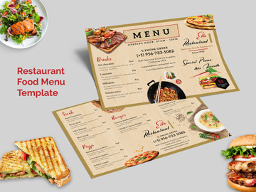 Restaurant Food Menu (Horizontal)
