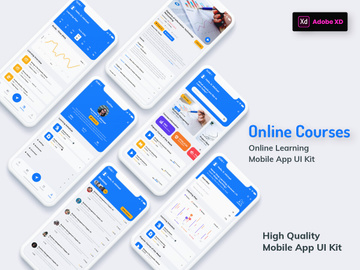 Online Courses Mobile App Light Version (XD)