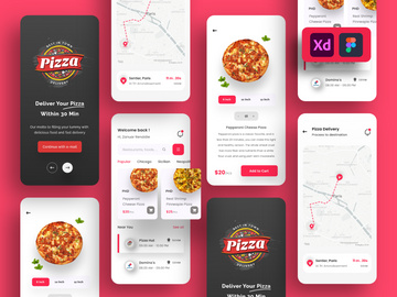 Pizza Delivery App Design