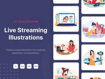 M142_Live Streaming Illustrations