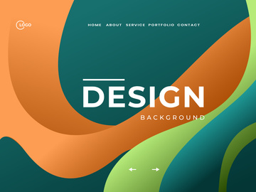 Abstract Background Wave Modern