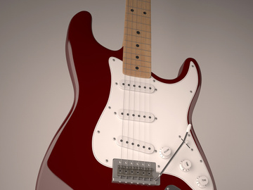 Fender Stratocaster - Free 3D Model