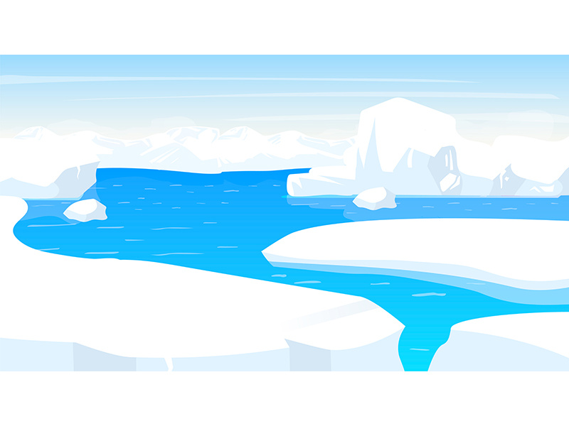 Арктика фон рисунок