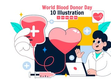 10 World Blood Donor Day Illustration
